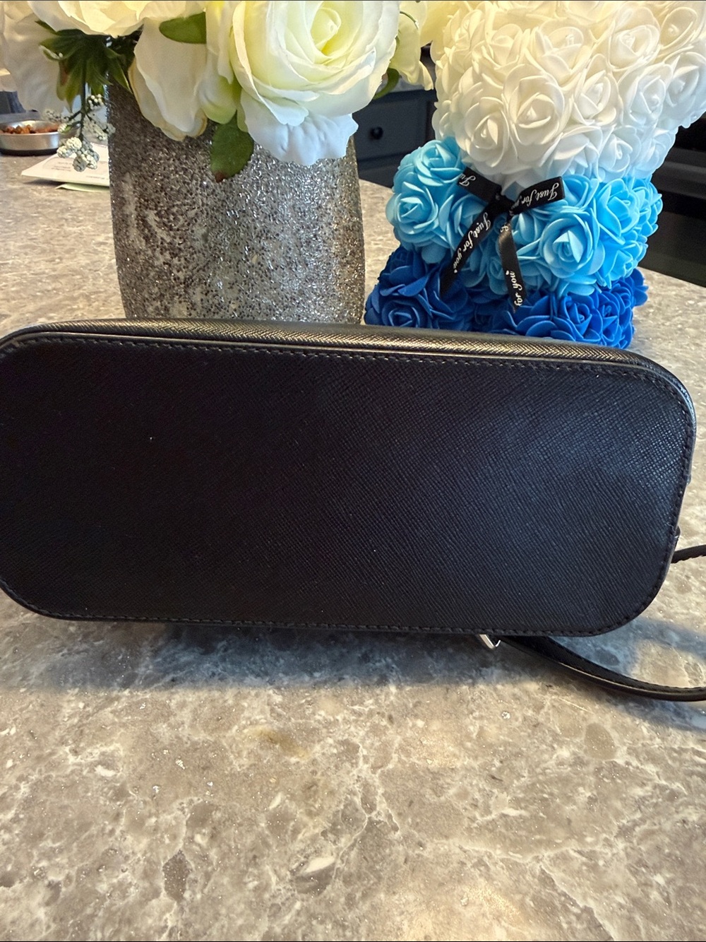 kate spade Black Saffiano Leather Dome Crossbody - Picture 2 of 4